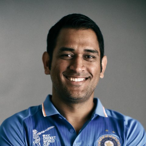 Portrait of Mahendra Singh Dhoni